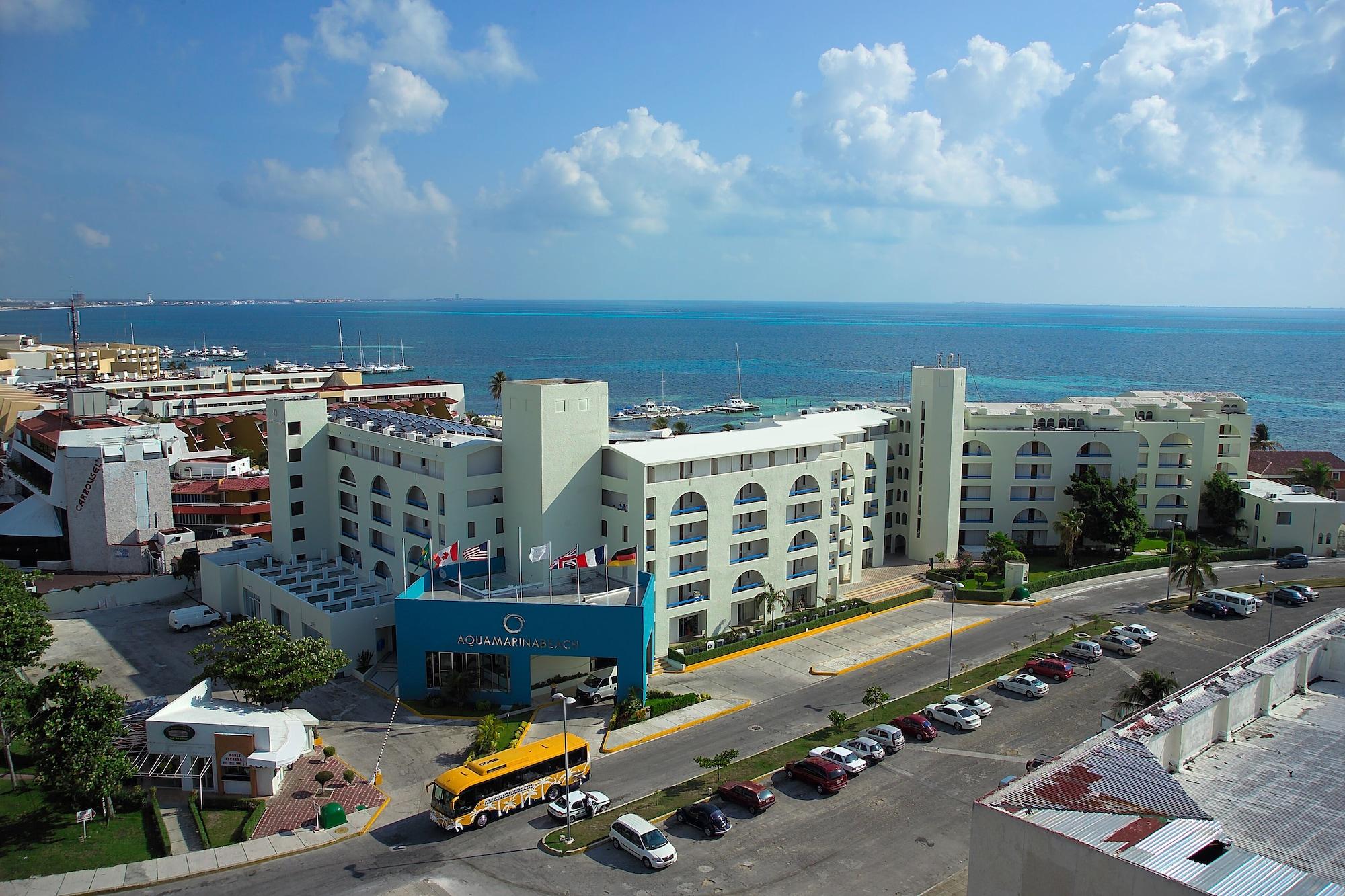 Aquamarina Beach Hotel Cancún Exterior foto