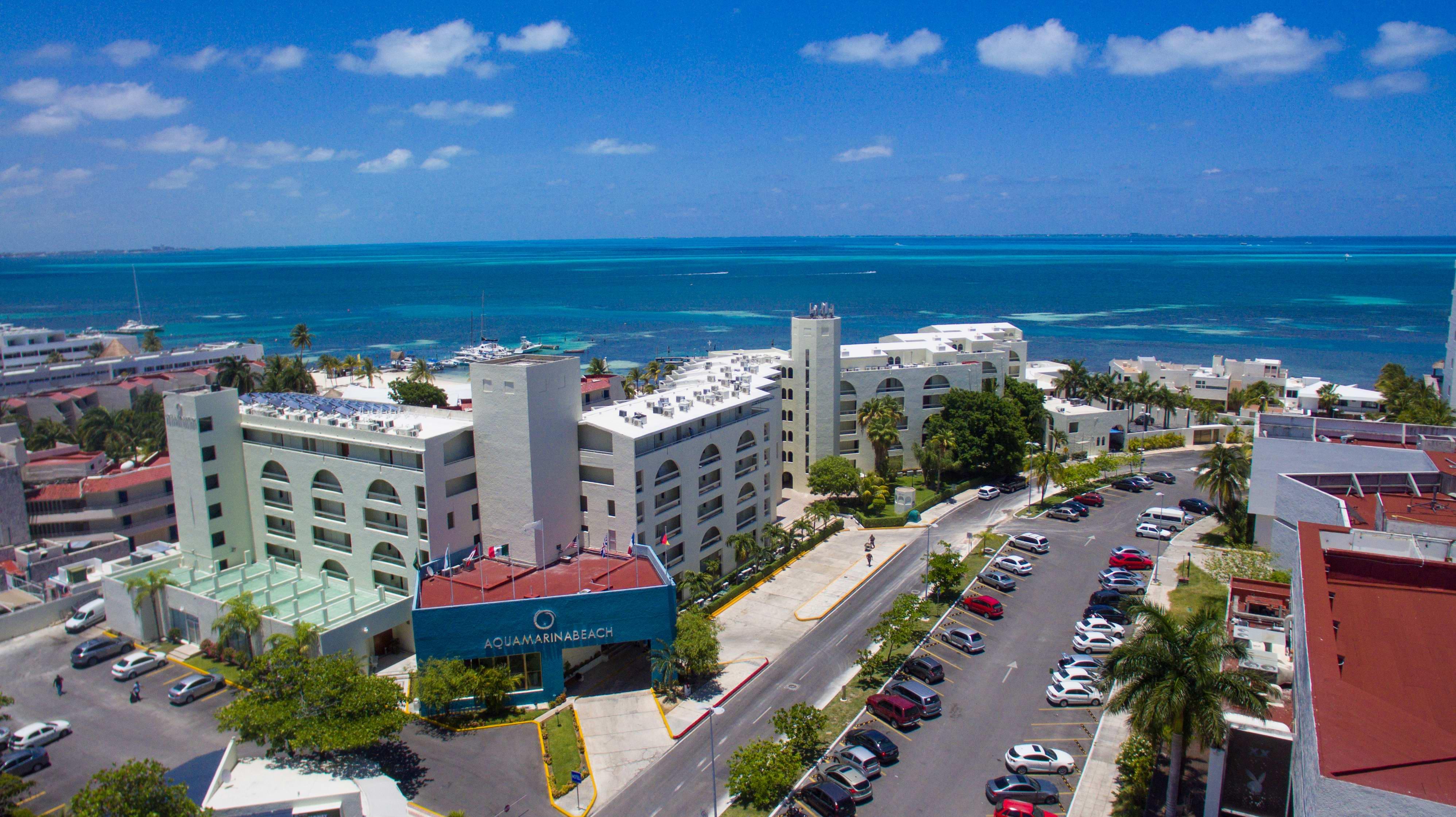 Aquamarina Beach Hotel Cancún Exterior foto